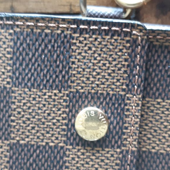 Louis Vuitton brown Damier men's wallet with chain - Picture 2 of 9
